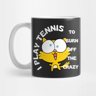 US Open Play Tennis To Burn Off The Crazy Mug